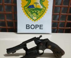 Policiais do BOPE apreendem um veículo e uma arma de fogo em Colombo (RMC)