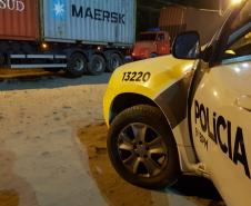 Furtos de carga de caminhões em Paranaguá caem 91% com a Operação Carga Segura no Litoral