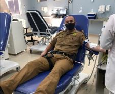 Em comemoração aos 52 anos de criação, Batalhão da PM promove campanha de doação de sangue