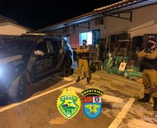 Mais de uma tonelada e meia de maconha é apreendida pelo BPFron em Céu Azul, no Oeste do estado