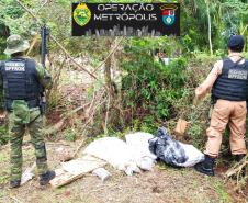 Durante a Operação Metrópolis, BPFron apreende drogas e contrabando no Oeste do estado