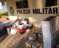 Três homens são presos após PM encontrar 398 caixas de vinhos contrabandeados da Argentina no Sudoeste do estado