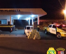 BPRv apreende R$ 1 milhão em maconha durante abordagem no Noroeste do estado