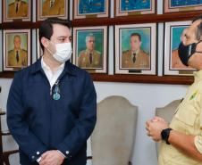 Governador agradece trabalho dos bombeiros do Paraná