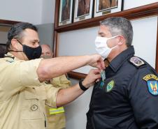 Governador agradece trabalho dos bombeiros do Paraná