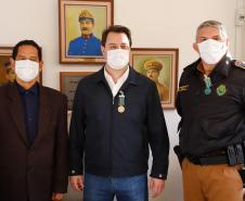 Governador agradece trabalho dos bombeiros do Paraná