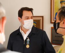 Governador agradece trabalho dos bombeiros do Paraná