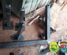 Nos Campos Gerais, PM encontra artefatos explosivos e miguelitos após denúncia anônima