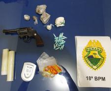 Em menos de 24 horas, 18º Batalhão apreende drogas, arma de fogo e encaminha 10 pessoas no Norte do estado