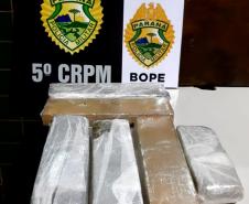 BOPE prende mulher e apreende quase sete quilos de maconha durante Operação Metrópolis