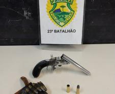 Armas de fogo e munições são apreendidas na CIC, em Curitiba