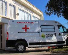 Hospital da PM recebe nova ambulância com suporte avançado para reforçar atendimento a pacientes