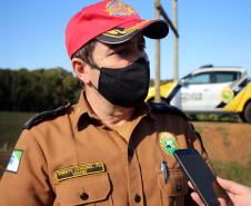 BPRv promove treinamento em caminhonete 4x4 para policiais militares e agentes de trânsito em Quatro Barras, na RMC
