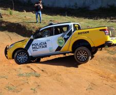 BPRv promove treinamento em caminhonete 4x4 para policiais militares e agentes de trânsito em Quatro Barras, na RMC