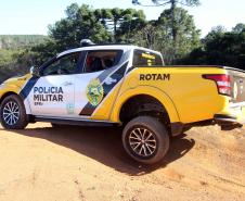 BPRv promove treinamento em caminhonete 4x4 para policiais militares e agentes de trânsito em Quatro Barras, na RMC