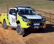 BPRv promove treinamento em caminhonete 4x4 para policiais militares e agentes de trânsito em Quatro Barras, na RMC