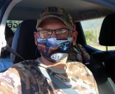 BPRv promove treinamento em caminhonete 4x4 para policiais militares e agentes de trânsito em Quatro Barras, na RMC