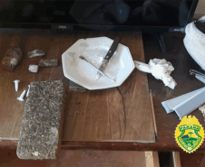 No Centro-Oeste do estado, PM localiza casa com estufas para cultivo de maconha