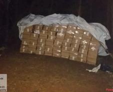 Polícia Ambiental apreende 550 caixas de cigarros, um caminhão e dois veículos no Noroeste do estado