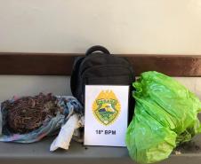 Em menos de 24 horas, 18º Batalhão apreende drogas, arma de fogo e encaminha 10 pessoas no Norte do estado