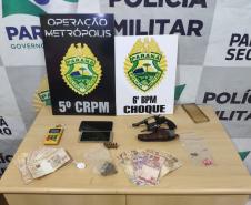 Balanço de cinco dias da Operação Metrópolis aponta apreensão de mais de 3 toneladas de drogas e de 18 armas de fogo no Oeste do estado