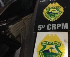 No Oeste do estado, PM prende homem e apreende três carros carregados com cigarros contrabandeados