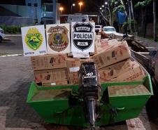 Operação Hórus: Forças policiais apreendem cerca de R$ 250 mil em cigarros paraguaios na cidade de Guaíra (PR)