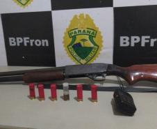 BPFron apreende dois veículos, arma de fogo e munições durante a Operação Hórus