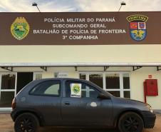 BPFron apreende dois veículos, arma de fogo e munições durante a Operação Hórus
