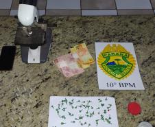 Cerca de R$ 80 mil em drogas é apreendida pela PM em Apucarana, no Norte do estado
