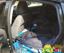 BPRv apreende carro carregado com cigarros contrabandeados e 40 receptores de TV no Noroeste do estado