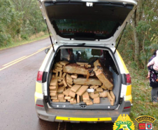 BPRv apreende mais de 135 quilos de maconha em Marechal Cândido Rondon (PR)