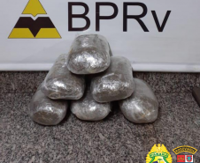No Noroeste do estado, BPRv apreende mais de 200 quilos de maconha em situações distintas