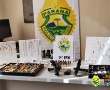 No Oeste do estado, PM prende dupla e recupera R$ 30 mil em joias e um veículo após denúncias