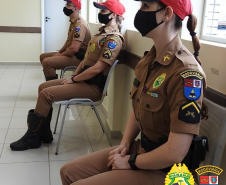 BPRv faz mobilização para doação de sangue em Curitiba em alusão aos 166 anos da PMPR