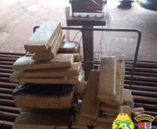 BPRv apreende mais de 135 quilos de maconha em Marechal Cândido Rondon (PR)