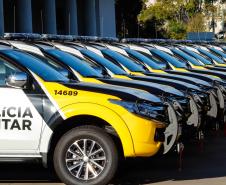 Batalhão Rodoviário recebe 70 novas viaturas para reforço de policiamento e fiscalização no Paraná