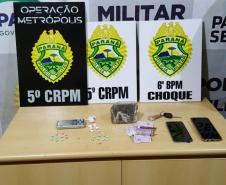 Com a Operação Metrópolis, PM prende 108 pessoas e apreende mais de 400 quilos de maconha