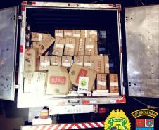 Eletrônicos e cigarros contrabandeados são apreendidos pela PM em Assis Chateuabriand (PR)