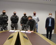 Sesp intermedia assinatura de termo técnico de cooperação mútua entre BOPE e Prefeitura de Piraquara
