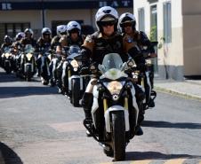 Inédito desfile motorizado da PM passa por cartões-postais da capital em alusão aos 166 anos da Corporação