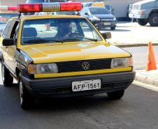Inédito desfile motorizado da PM passa por cartões-postais da capital em alusão aos 166 anos da Corporação