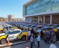 Batalhão Rodoviário recebe 70 novas viaturas para reforço de policiamento e fiscalização no Paraná