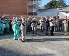 Visita 23ºBatalhão e Banda de Música ao Hospital Vitória