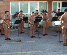 Visita 23ºBatalhão e Banda de Música ao Hospital Vitória