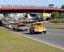 Inédito desfile motorizado da PM passa por cartões-postais da capital em alusão aos 166 anos da Corporação