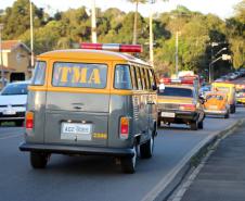 Inédito desfile motorizado da PM passa por cartões-postais da capital em alusão aos 166 anos da Corporação