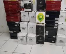 Em situações distintas, BPFron apreende 300 garrafas de vinho e 38 tabletes de maconha no Oeste do estado