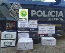 Após denúncias, Policiais da Fronteira apreendem 66 garrafas de vinhos contrabandeados em Barracão (PR)