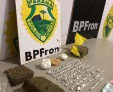 BPFron aborda casa e encaminha casal com crack, maconha e cocaína pela Operação Hórus em Guaíra